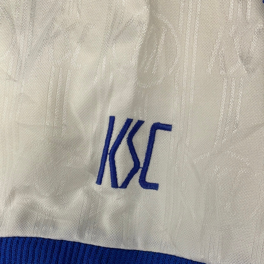 Karlsruher 1996-1997 Home Shirt - Large - 8.5/10 Condition - Vintage Adidas Template