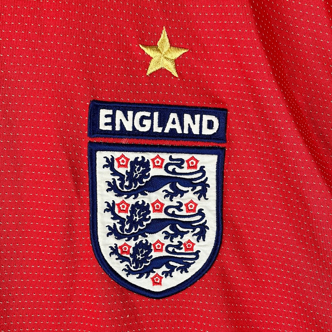 England 2004 Away Shirt - Adult Sizes - Authentic 2004 Umbro Shirt
