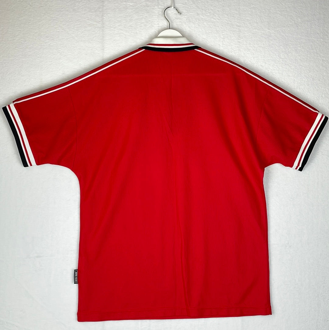 Manchester United 1998 Home Shirt - CL Embroidery - Immaculate Condition - Size Large