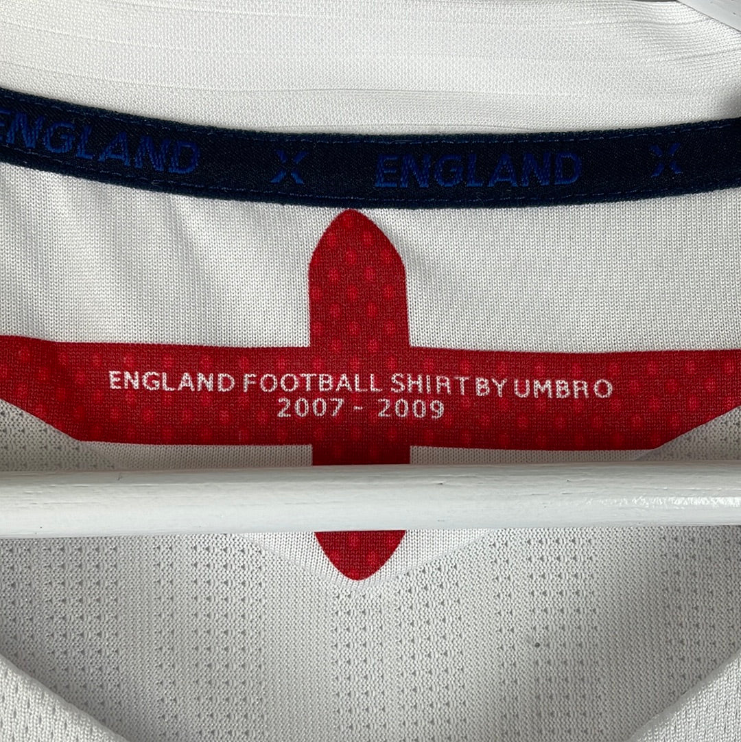 England 2008 Home Shirt - Various Adult Sizes - Good To Excellent Condition