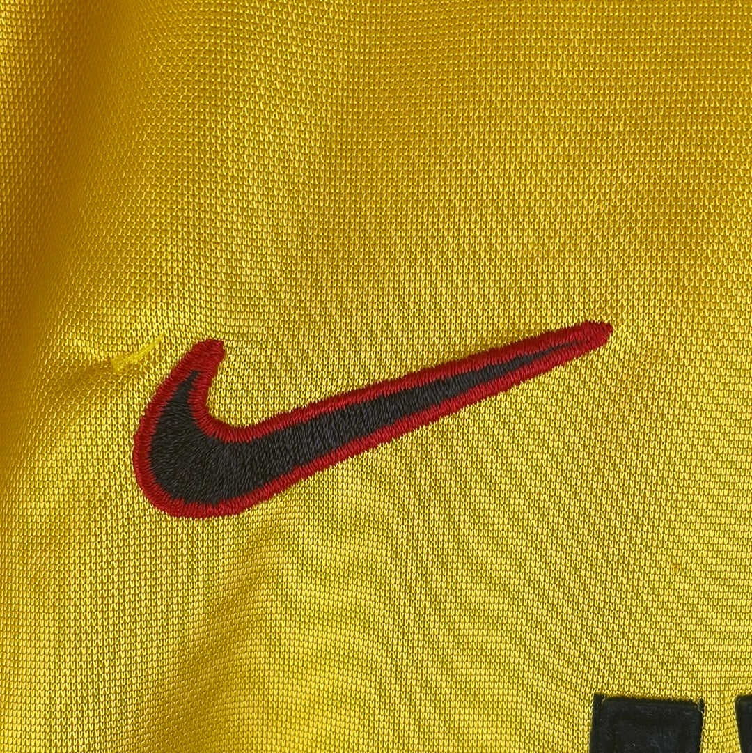 Arsenal 1997/1998 Goalkeeper Shirt - Youth XL/ Small Adult - Good Condition