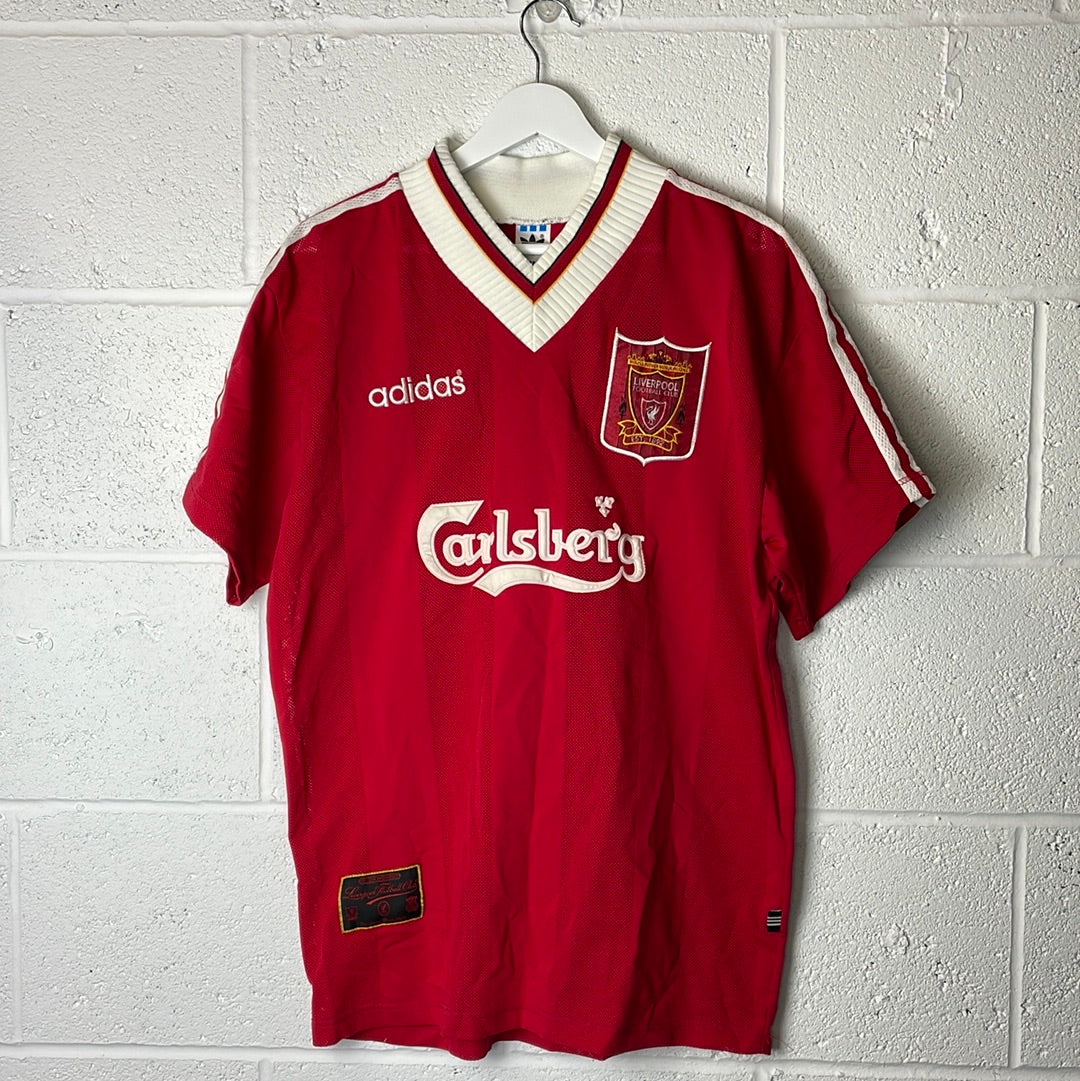 Maillot Liverpool Domicile 1995-1996 - Adidas Taille L - Vintage Occasion