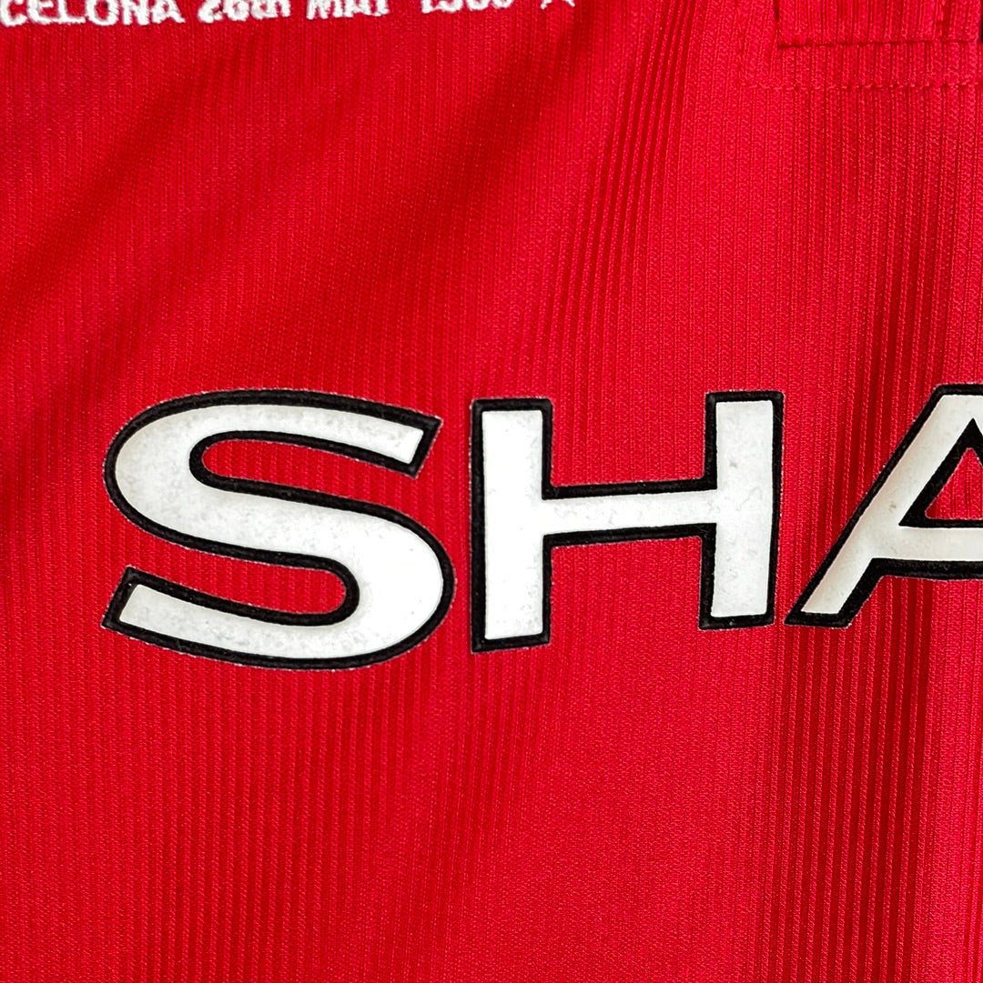Manchester United 1998 Home Shirt - CL Embroidery - Immaculate Condition - Size Large