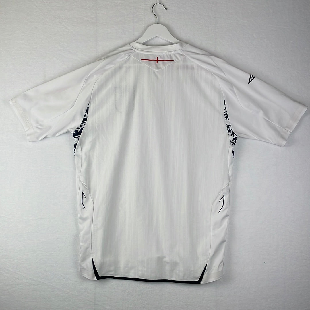 England 2008 Home Shirt - Various Adult Sizes - Good To Excellent Condition