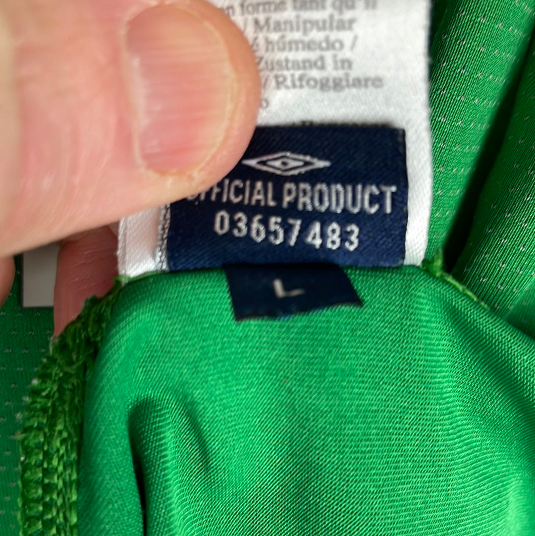 Ireland 2004 Home Shirt - Large Adult - Vintage Umbro Shirt