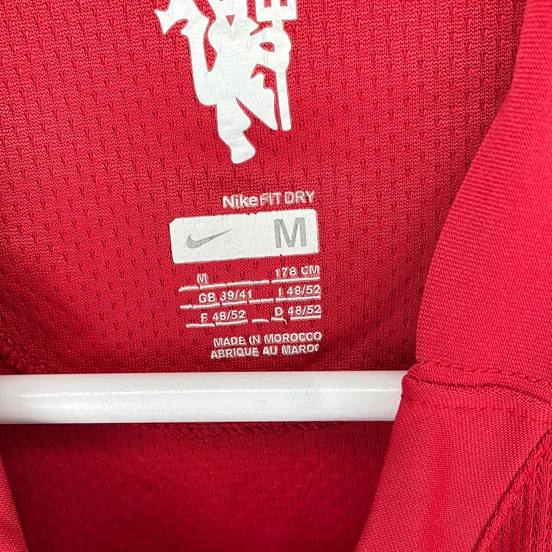 Manchester United 2007/2008 Home Shirt - HARGREAVES 4 - Medium - Nike code 237924-666