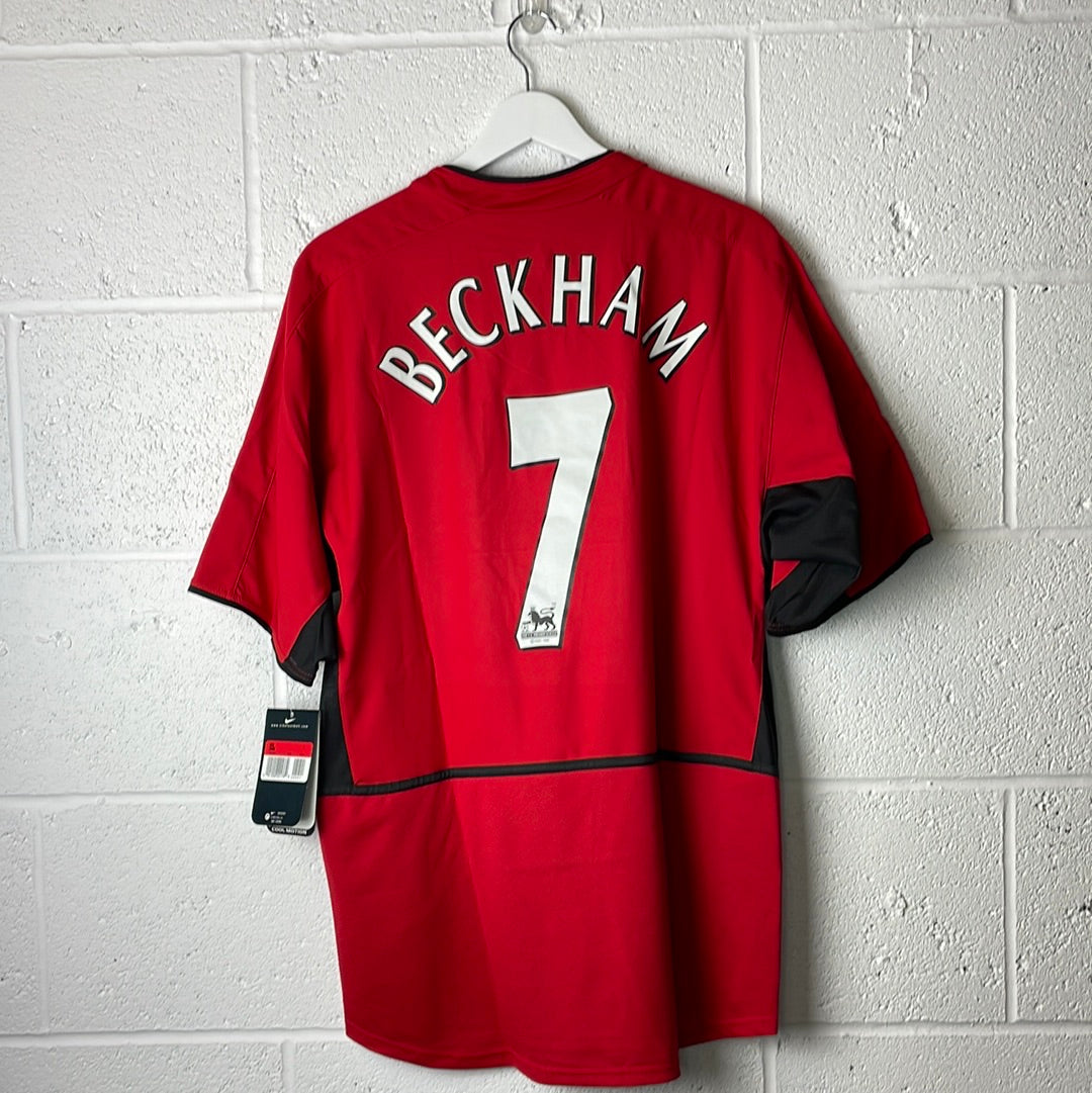 Manchester United 2002-2003 Home Shirt - BNWT - Beckham 7