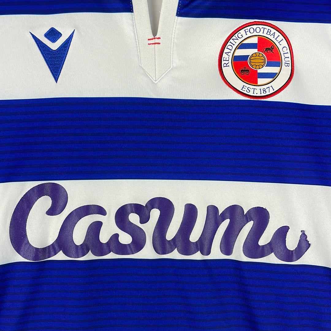 Reading 2019/2020 Home Shirt - Small Adult - Good Condition - Macron
