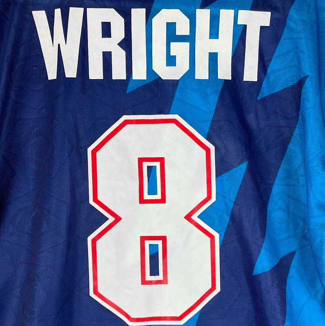 Arsenal 1995/1996 Away Shirt - Large Adult - Wright 8 Print