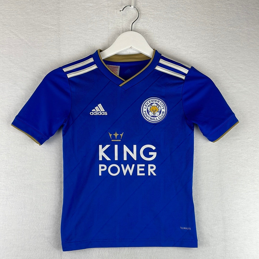 Leicester City 2018/2019 Youth Home Shirt - Age 7 to 8