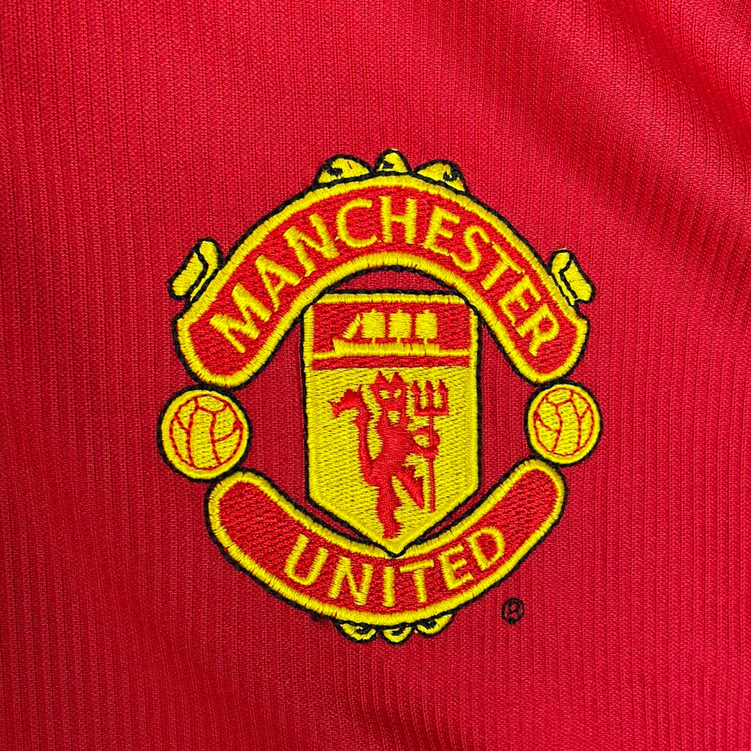 Manchester United 1998 Home Shirt - CL Embroidery - Immaculate Condition - Size Large