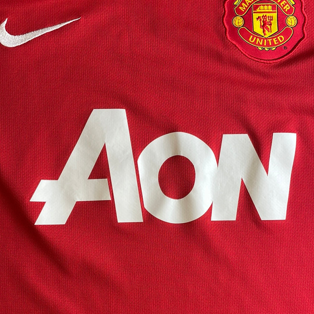 Manchester United 2012 Home Shirt - Large Adult - Long Sleeve - 9/10 Condition - Nike Code 382996-623