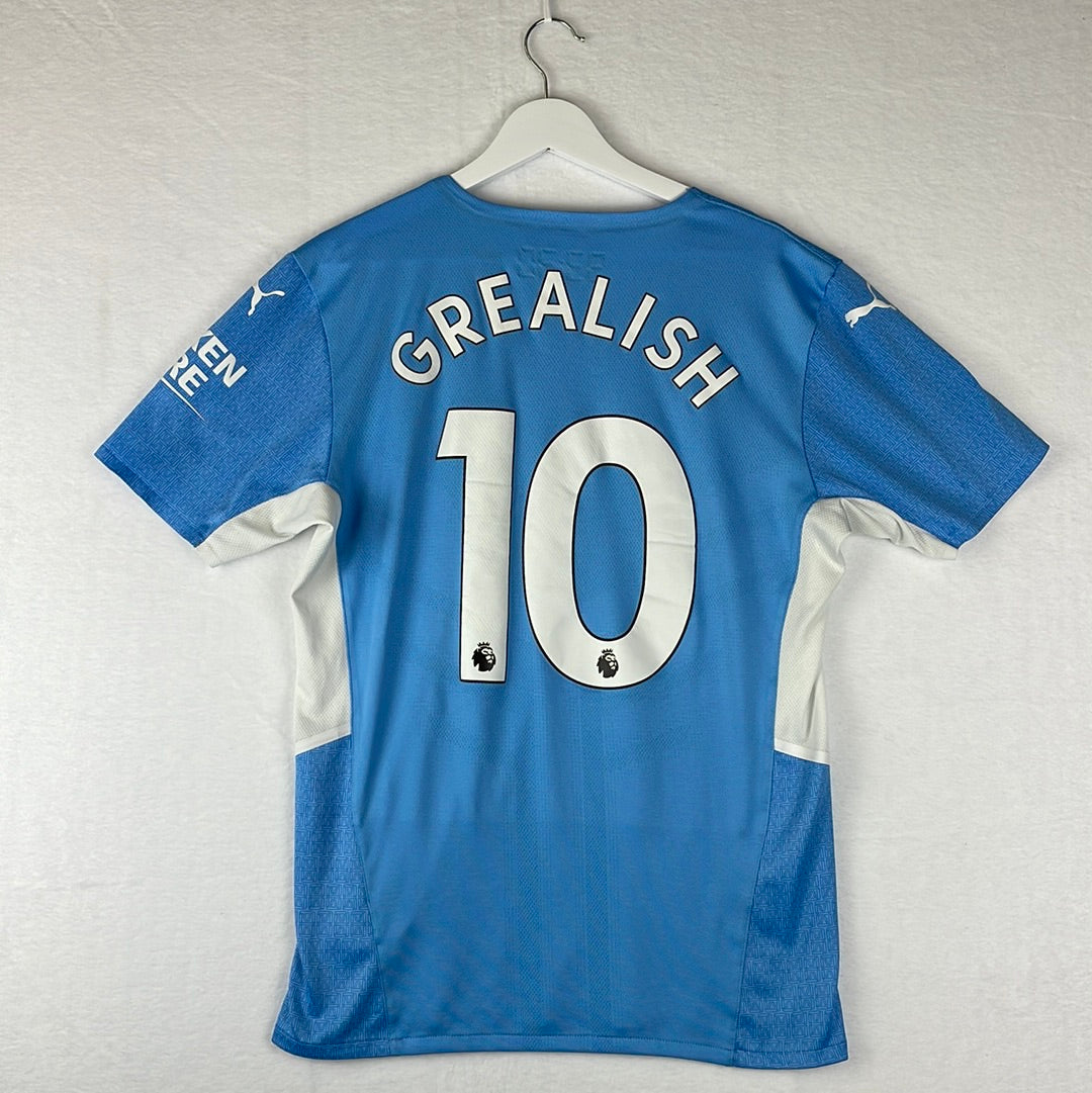 Manchester City 2021/ 2022 Home Shirt - Grealish 10