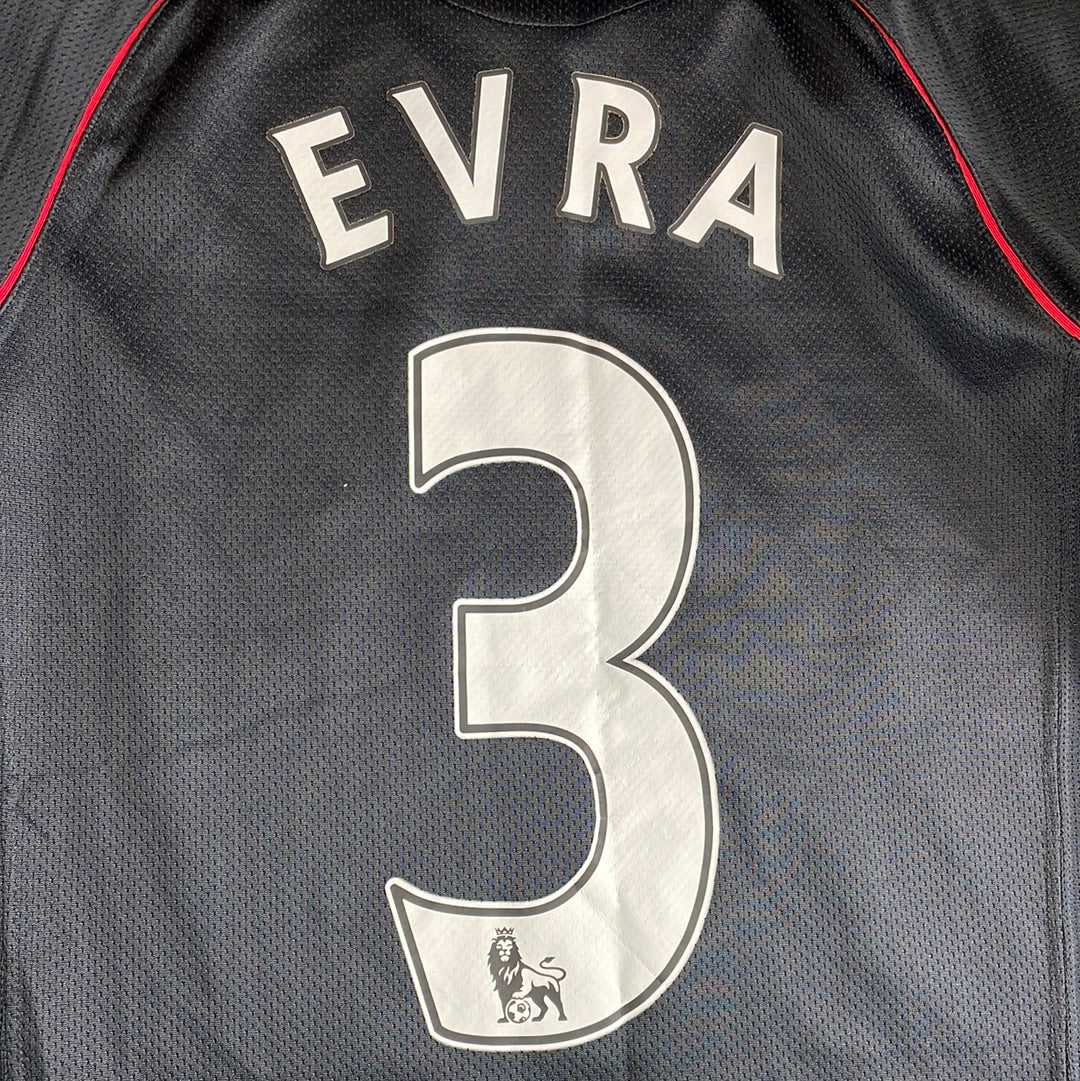 Manchester United 2007/2008 Away Shirt - Youth Large - EVRA 3 - Excellent Condition