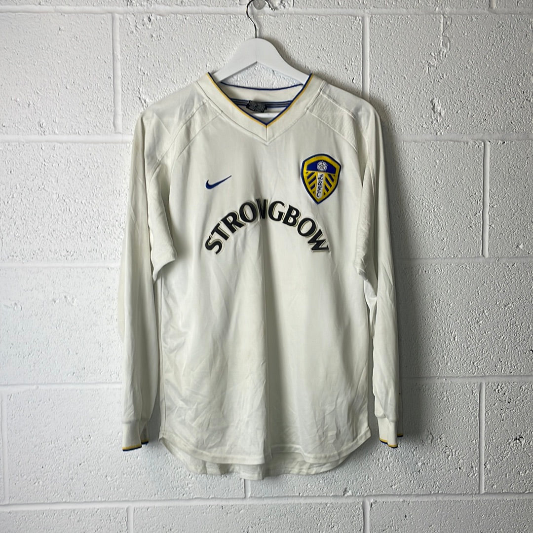 Leeds United 2000/2001 Home Shirt - Small/ Medium - Long Sleeve