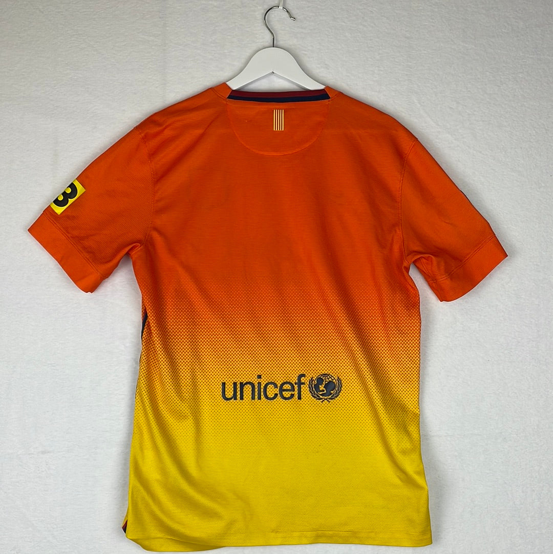 Barcelona 2012-2013 Away Shirt - Medium Adult - Good Condition