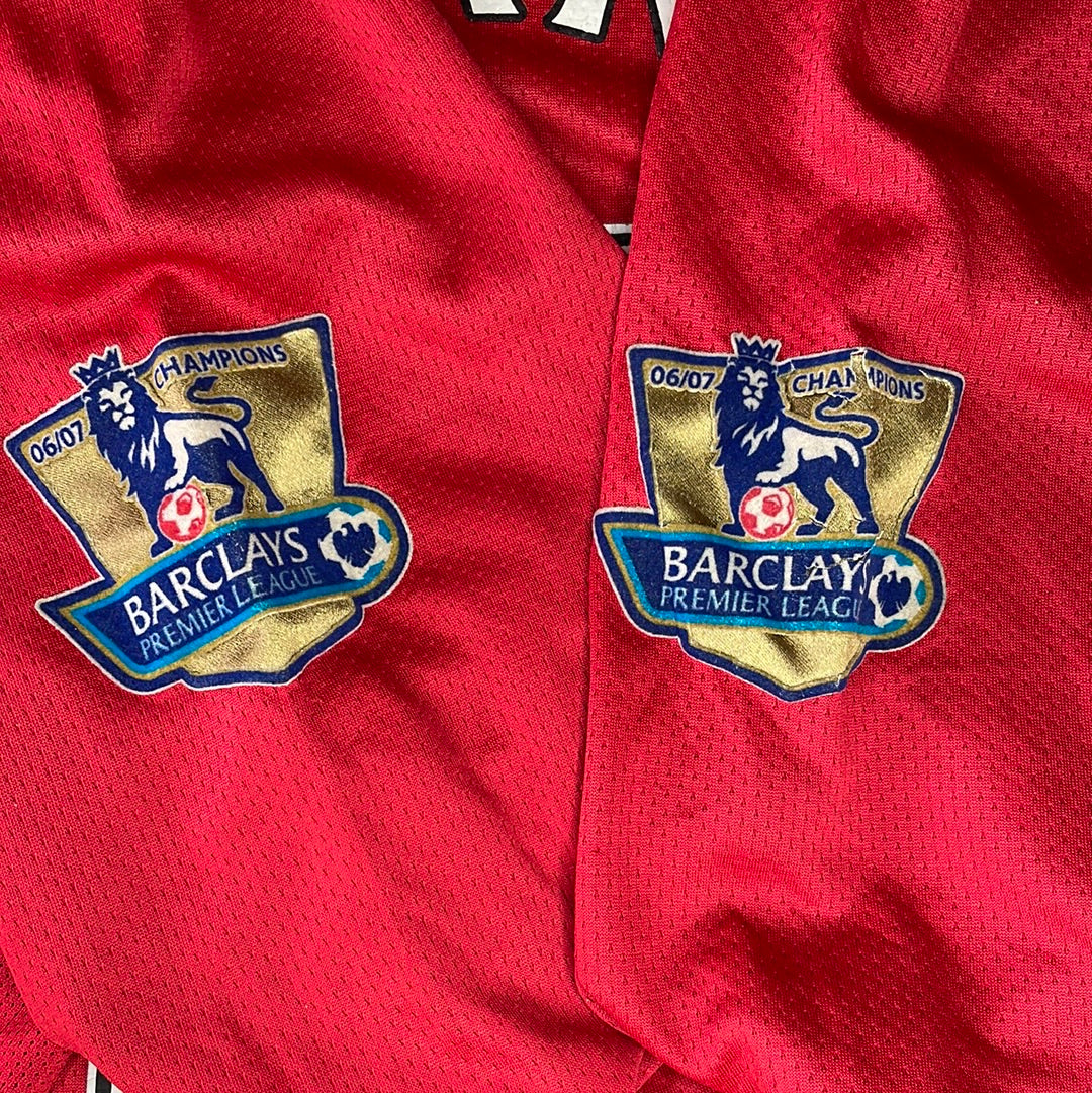 Manchester United 2007/2008 Home Shirt - Large - Long Sleeve - Vintage Nike Shirt