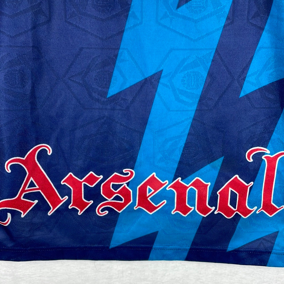Arsenal 1995/1996 Away Shirt - Large Adult - Wright 8 Print