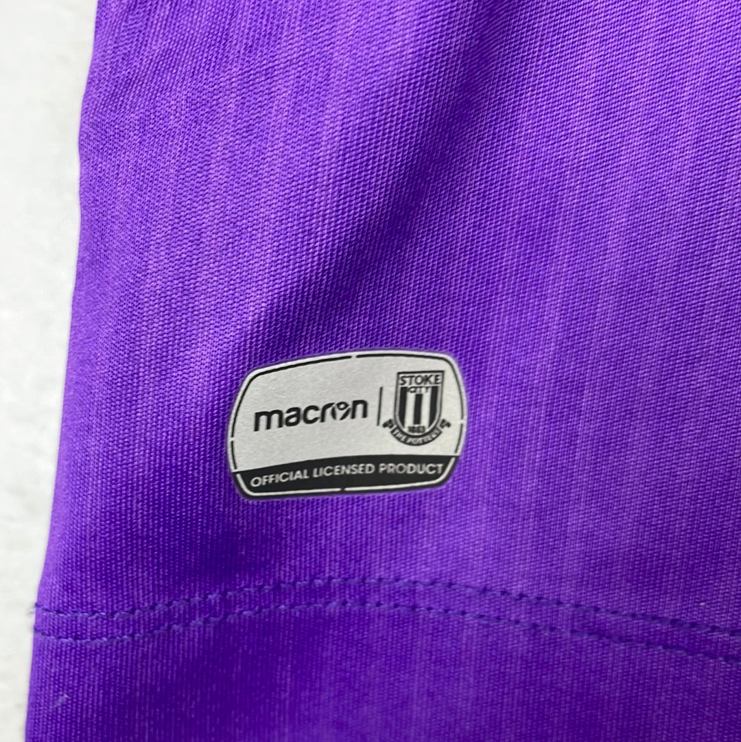 Stoke City 2018/2019 Away Shirt - 2XL - Immaculate Condition - Macron Shirt