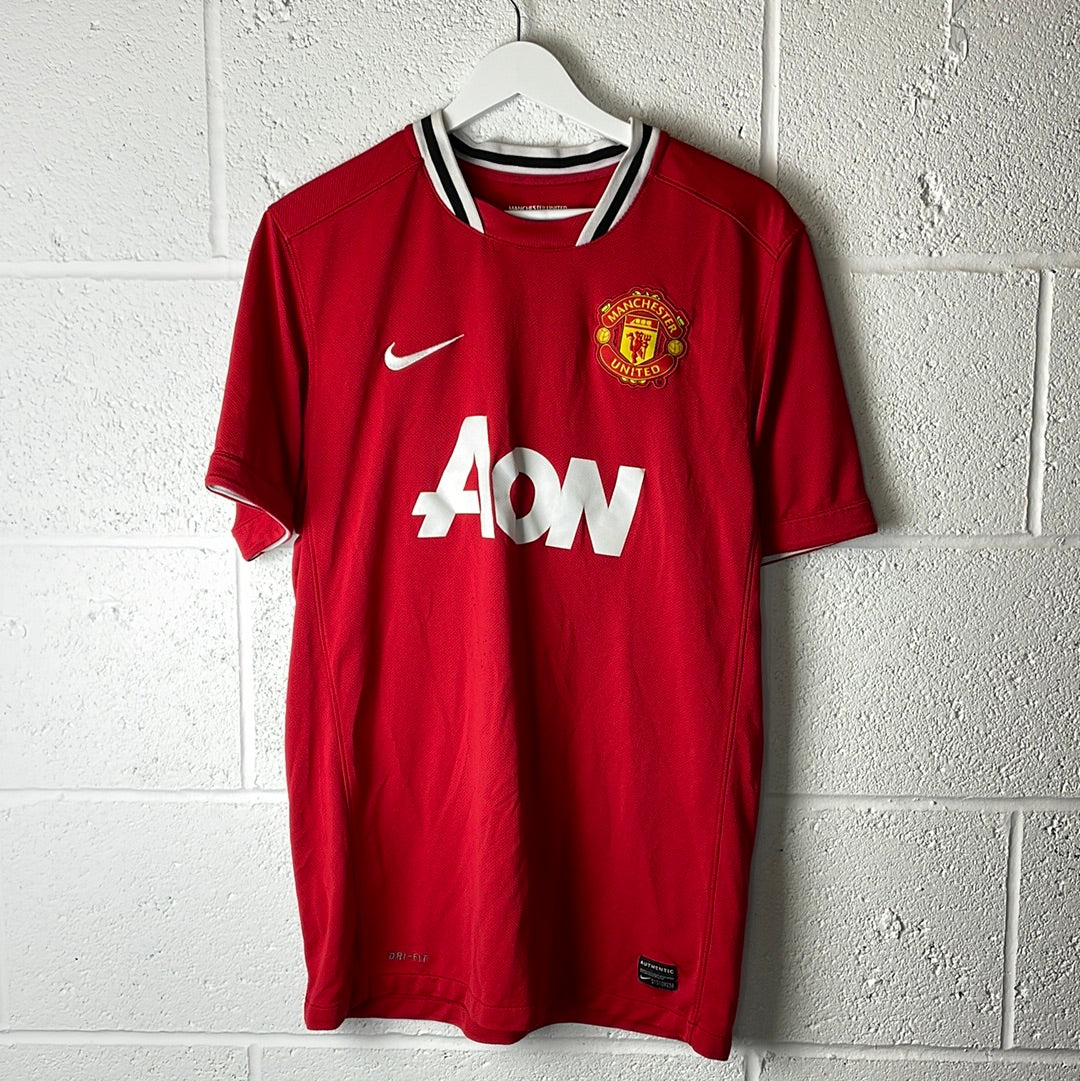 Manchester United 2011/2012 Home Shirt - Ferguson 12 - Large - Very Good