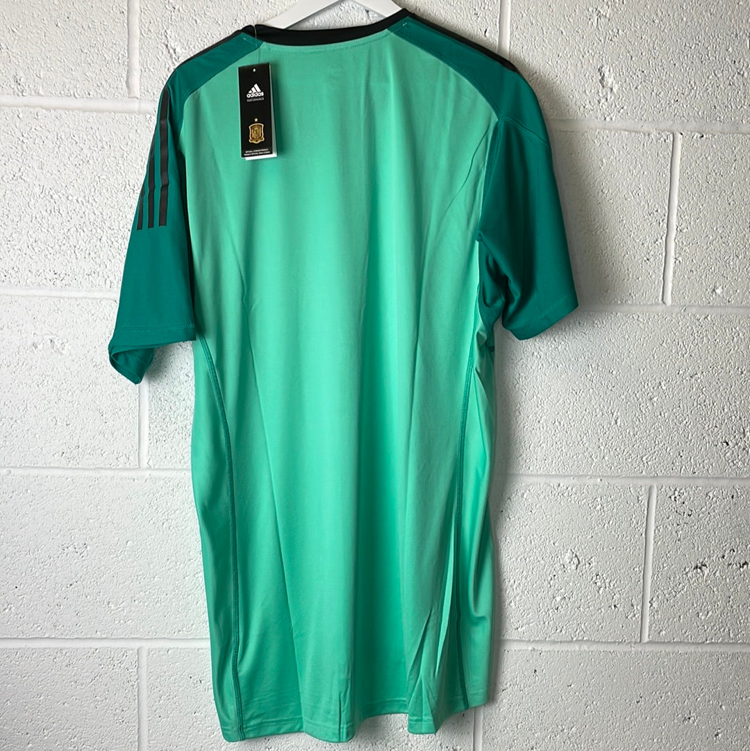 Spain 2018 Player Issue Goalkeeper Shirt - XL Adult (Size 10) - BNWT - Long Sleeve - Adidas BR2700