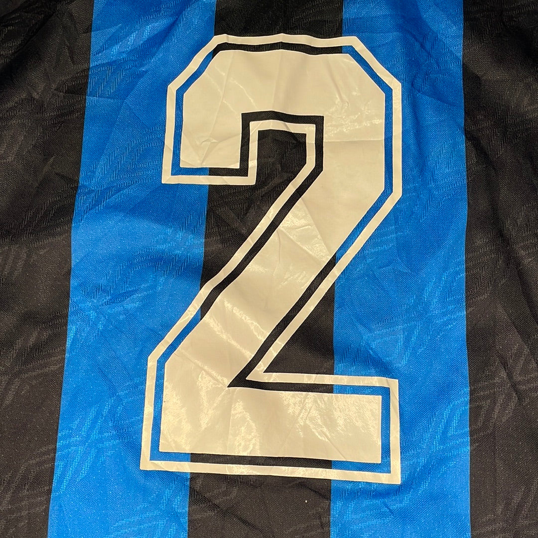 Number 2 back print