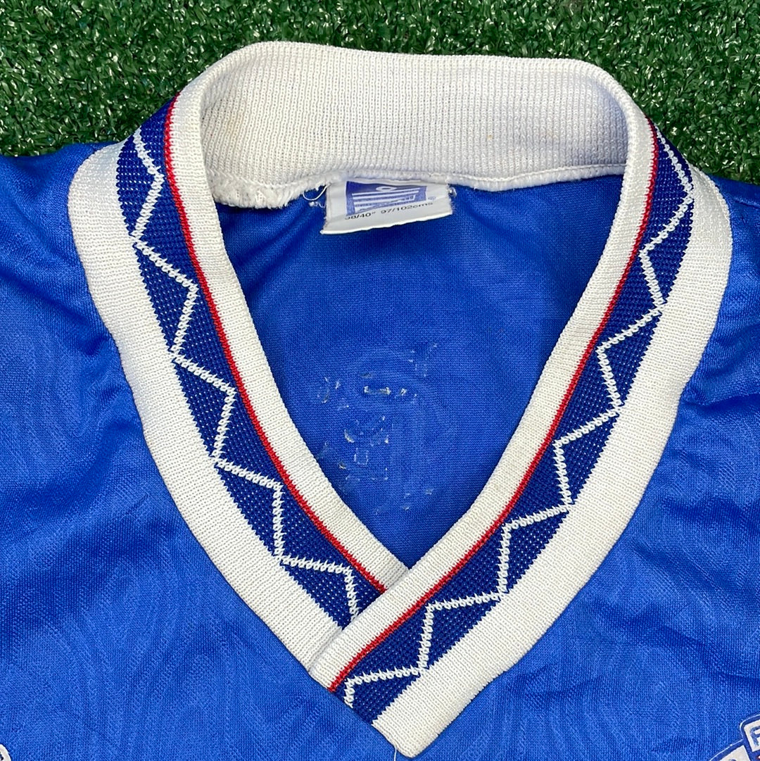 Glasgow Rangers 1990-1991-1992 Home Shirt - Adults - 8/10 Condition - Vintage