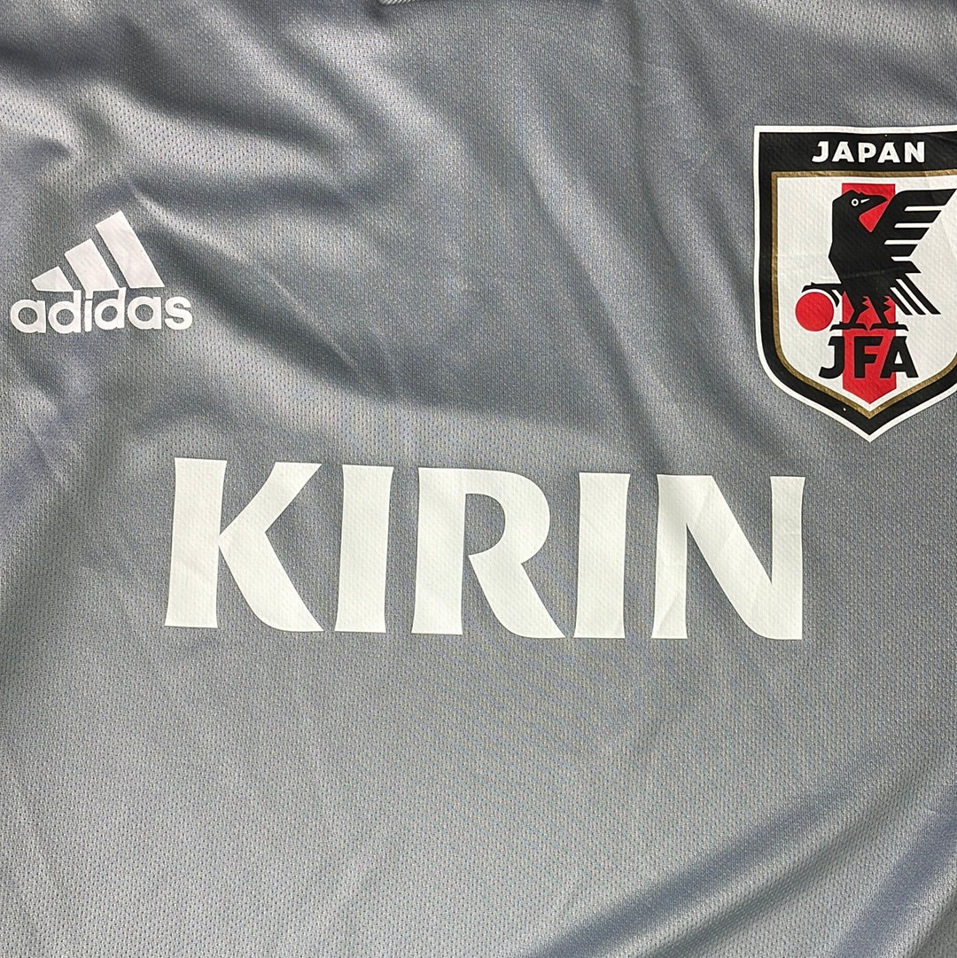 Japan Training Football Shirt - Grey - Various Sizes - All Excellent Condition