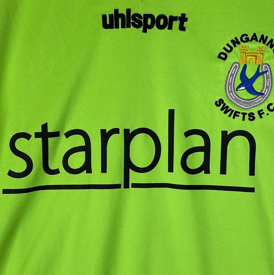 Dungannon Swifts 2010/2011 Away Shirt - Large - Dolly 7 - Long Sleeve - Very Good Condition
