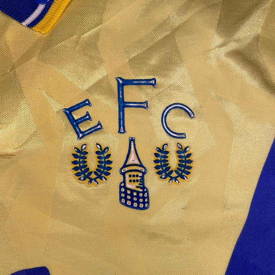 Everton 1991-1992-1993 Away Shirt - Medium - Original Vintage Shirt