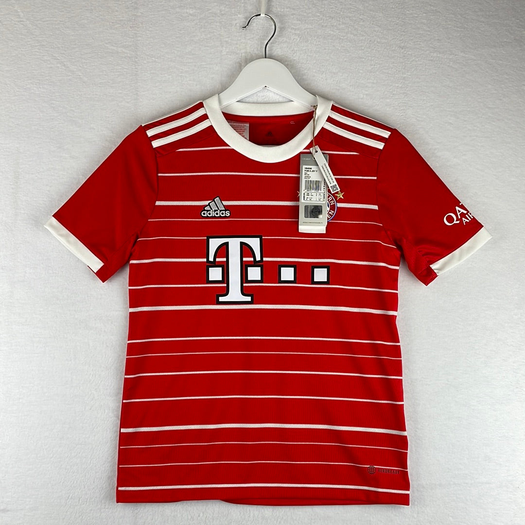 Adidas 2022-2023 Bayern Munich Long Sleeve Home Shirt (Kids)