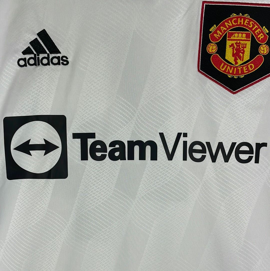 Manchester United 2022/2023 Jones Away Shirt - Large - Adidas Shirt