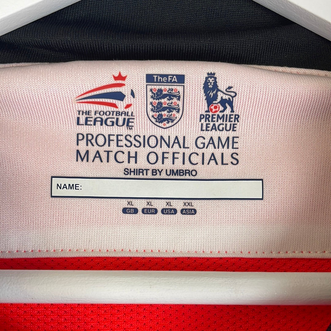Premier League Referee Shirt - Howard Webb Signed - Possibly Match Worn