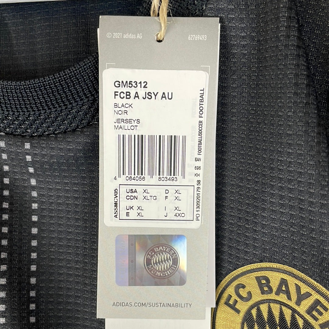 Bayern Munich 2021/2022 Away Shirt - Player Spec - XL - New With Tags