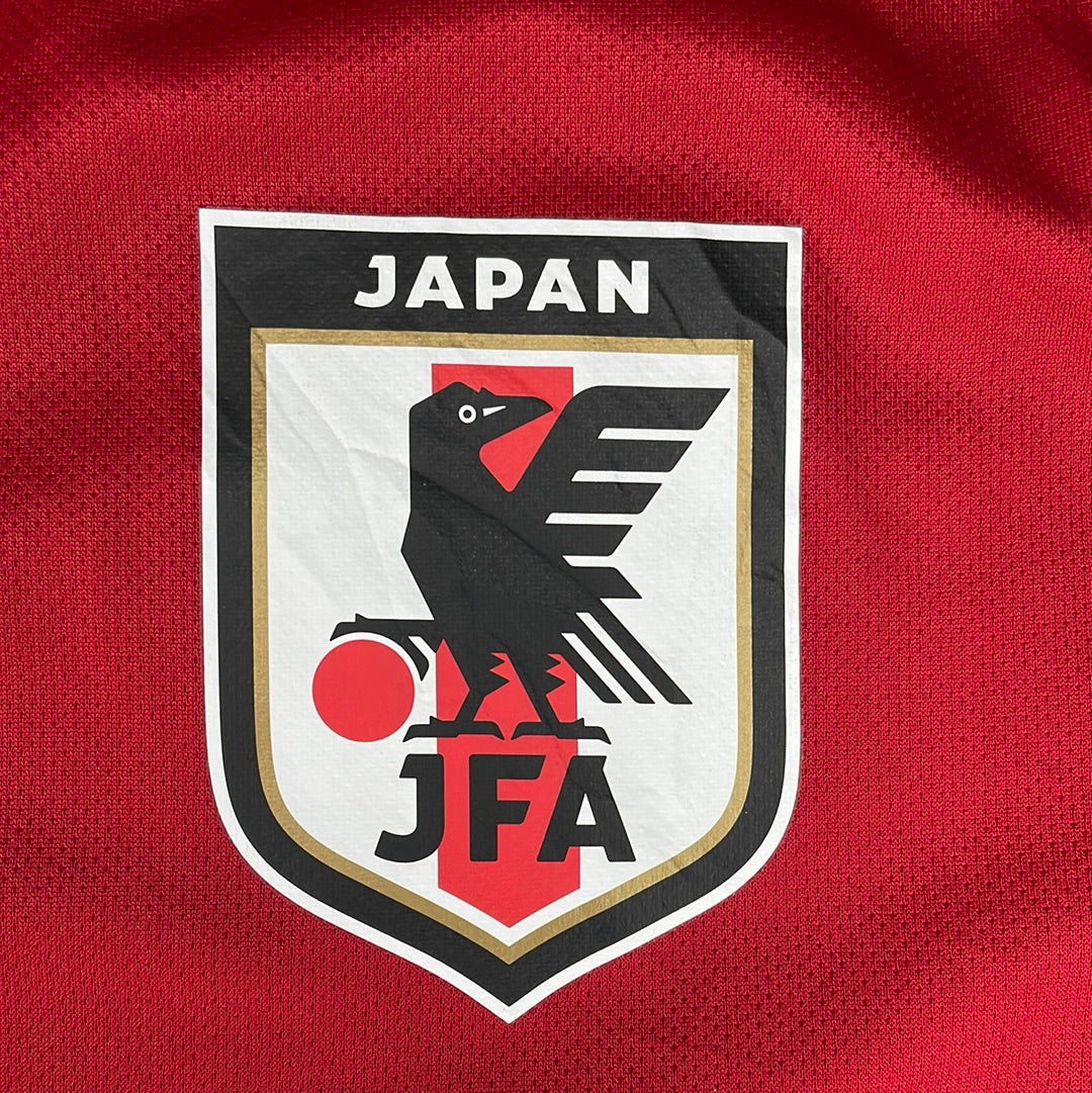 Japan Training Football Shirt - Red - Adult Sizes - Excellent Condition