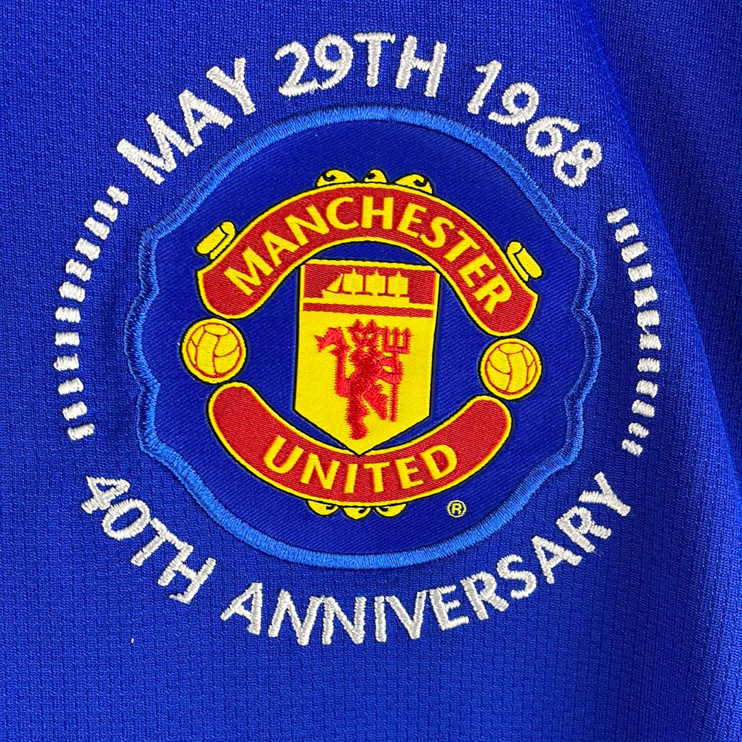 Manchester United 2008-2009 Third Shirt - Large Adult - Long Sleeve - Nike 287615-403