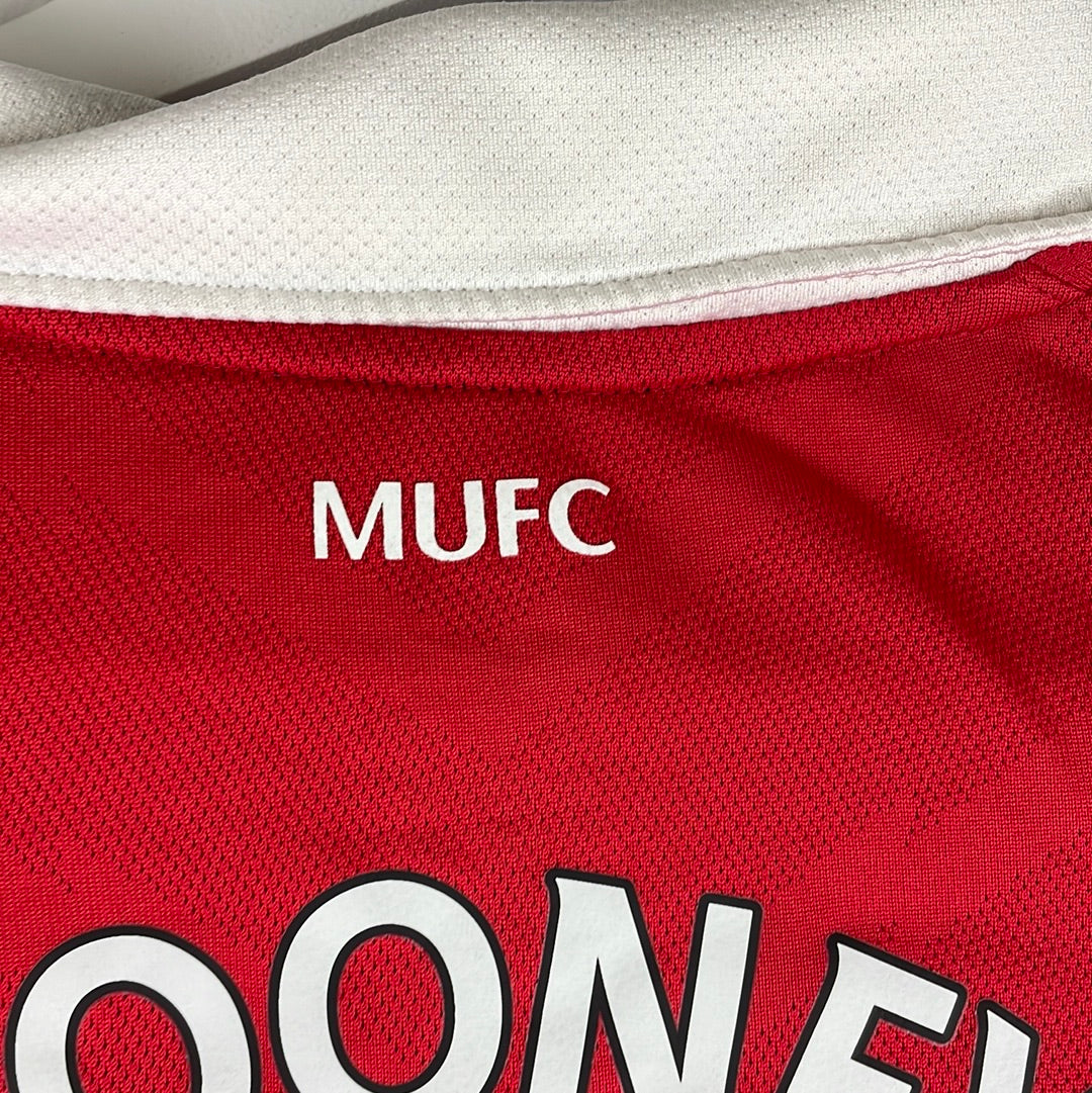 Manchester United 2010-2011 Youth Home Shirt - Age 12 to 13 - Rooney 10
