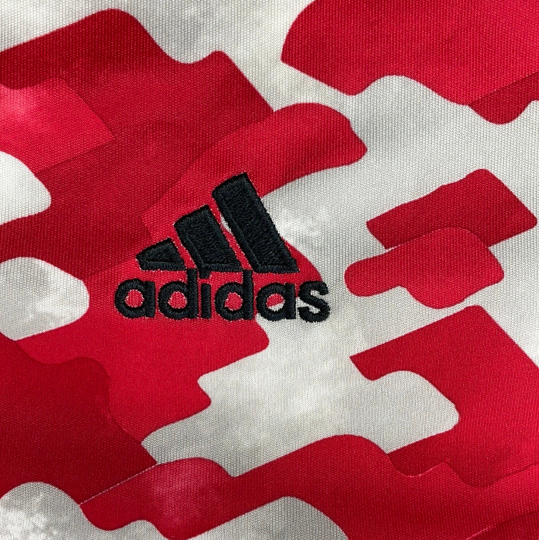 Manchester United 2021 Pre Match Shirt - Age 9-10 Excellent Condition - Adidas GR3916