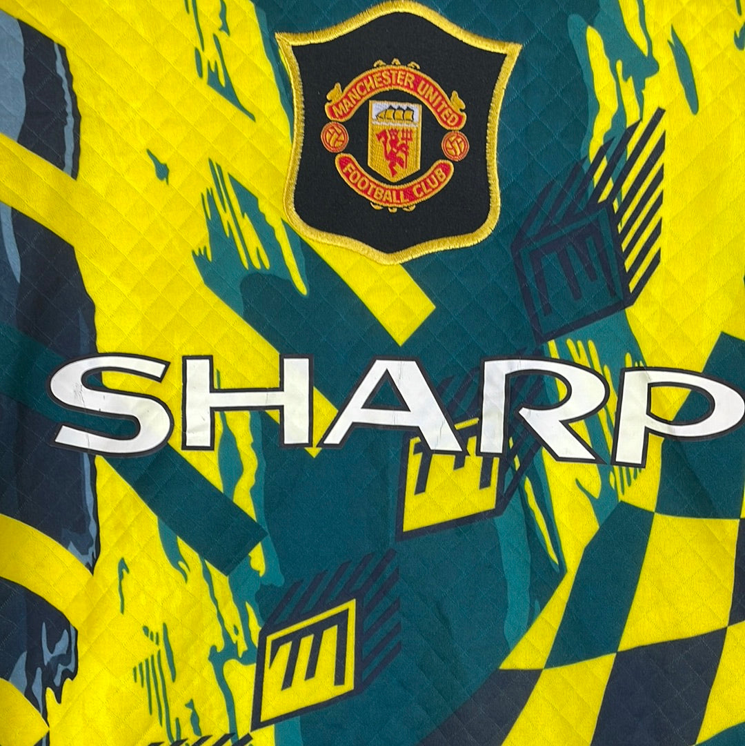 Manchester United 1994/1995/1996 Third Goalkeeper Shirt - Large Adult - Excellent Condition