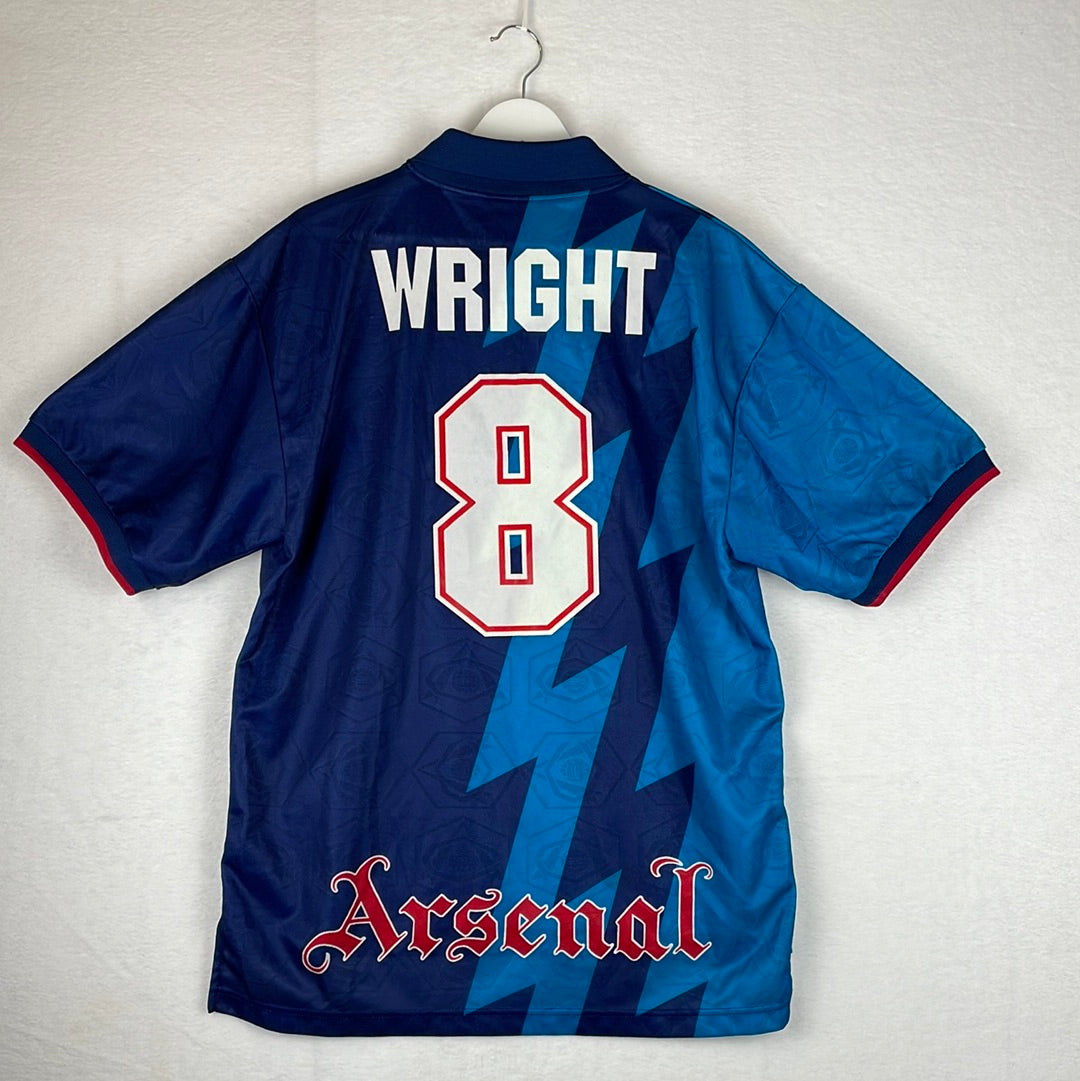 Arsenal 1994/1995 Away Shirt Wright 8 Prin