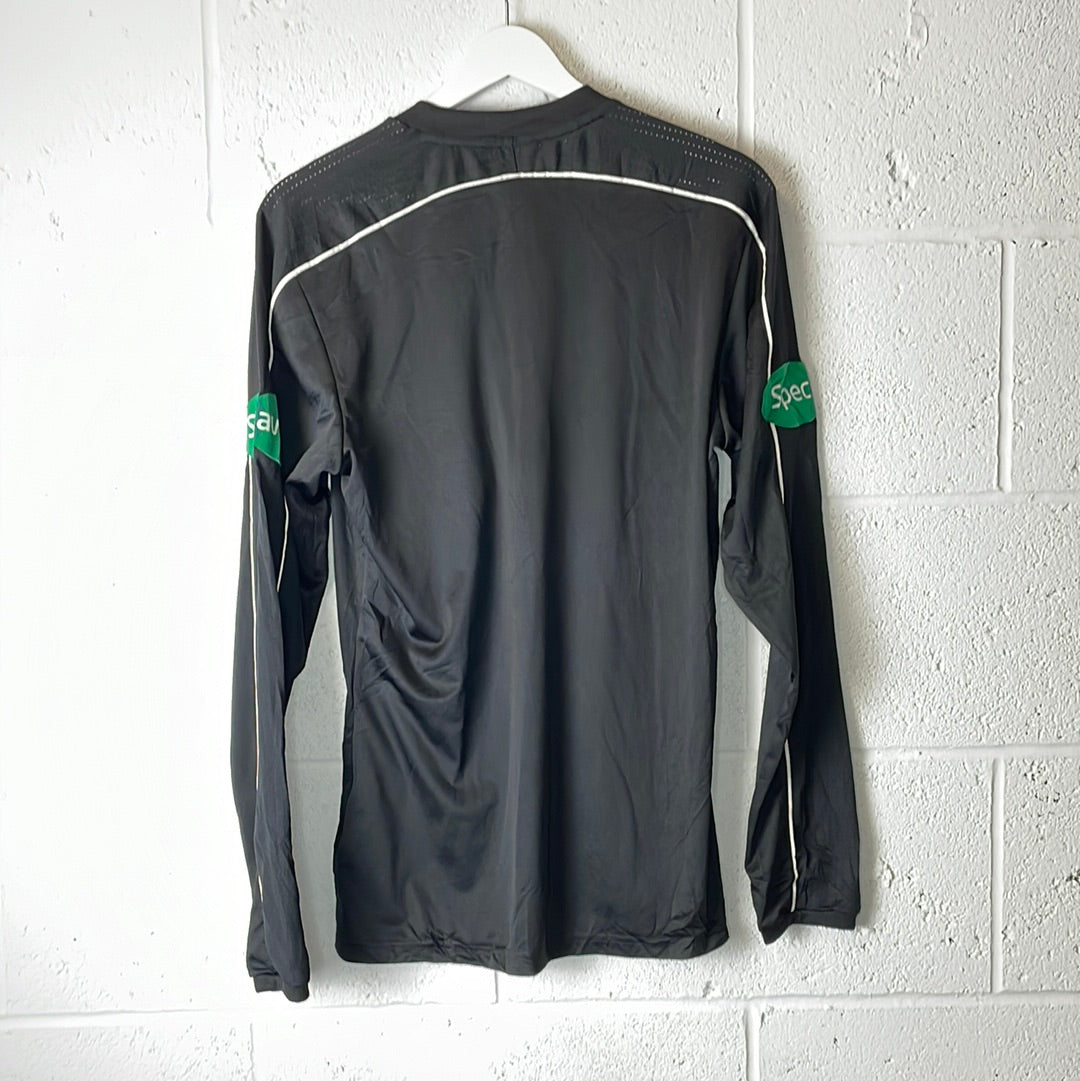 Scottish FA Referee Shirt - Black - Small Adult - Excellent Condition