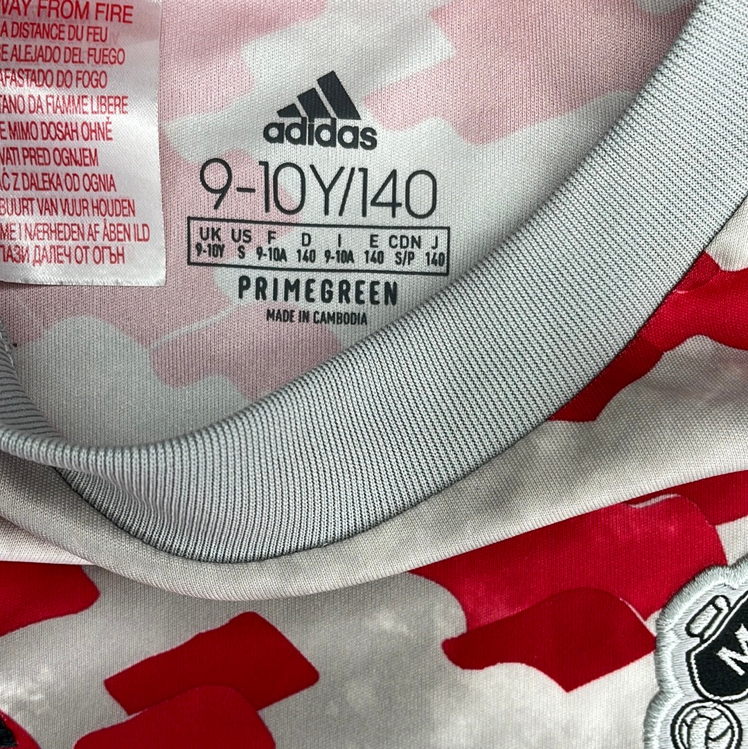 Manchester United 2021 Pre Match Shirt - Age 9-10 Excellent Condition - Adidas GR3916