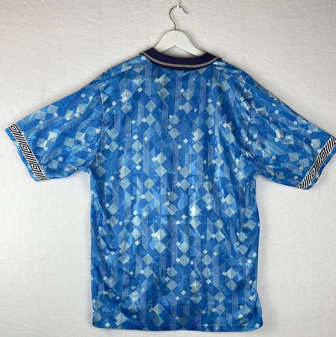 England 1990 Third Shirt Back