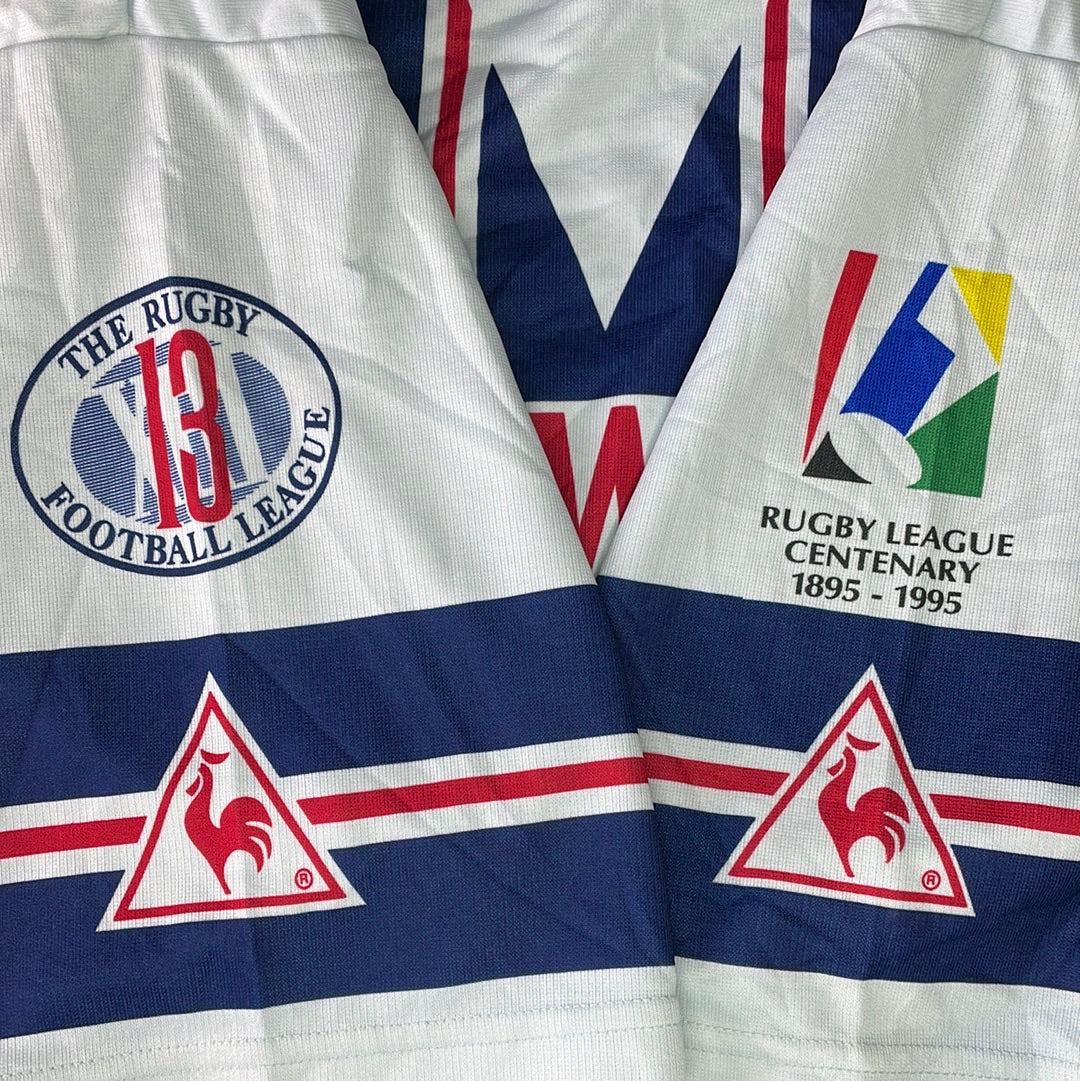 Wakefield Trinity 1995 Rugby Shirt - Extra Large - Centenary Shirt - Good Condition Wakefield Shirt