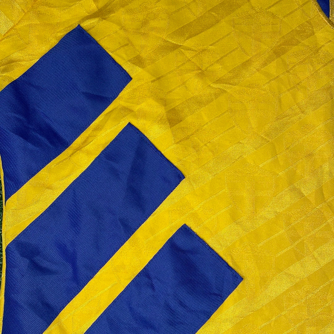 Sweden 1994-1995 Home Shirt - Large Adult - 7.5/10 Condition