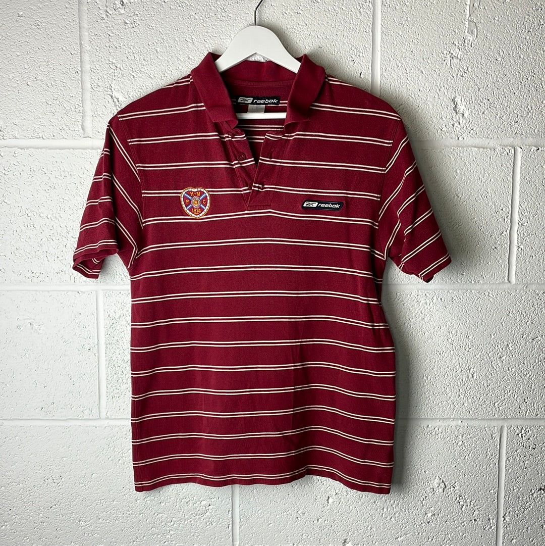 Hearts Polo Shirt - Vintage Reebok Polo Shirt