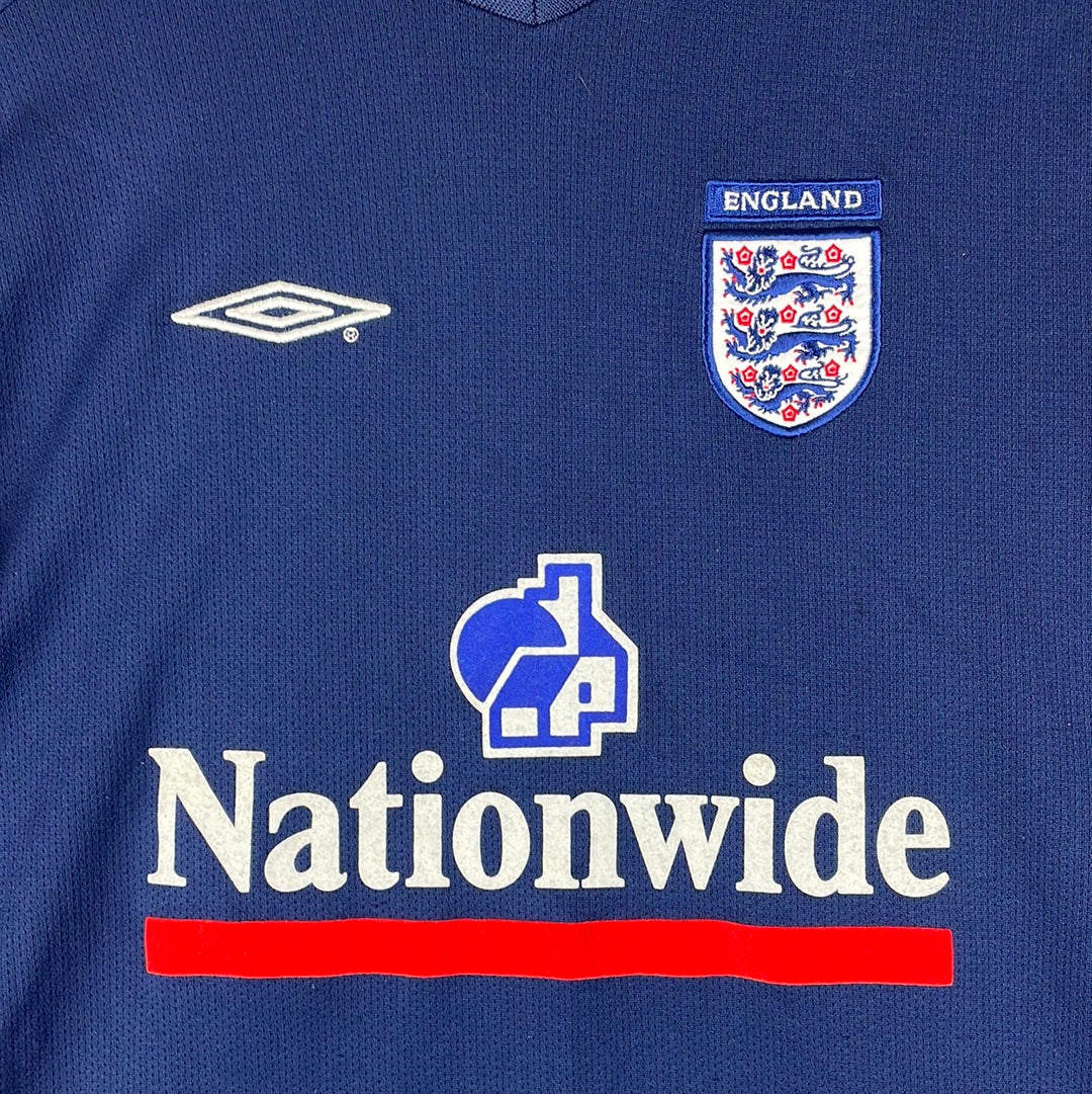 England 2000/2001 Training Shirt - Small Adult - Very Good Condition