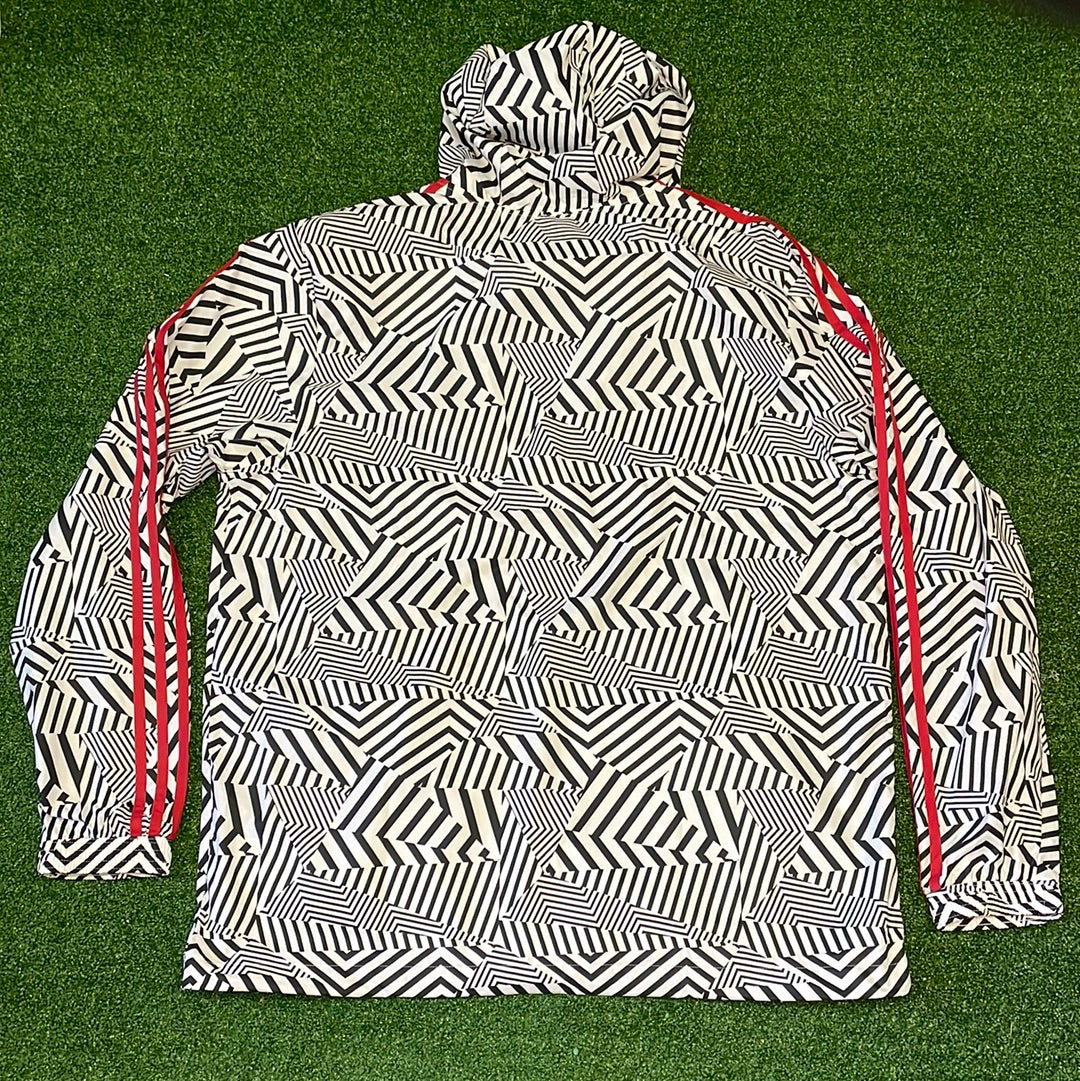Manchester United 2020 2021 Windbreaker Jacket - Large - 10/10 Condition - Adidas FR3843 no
