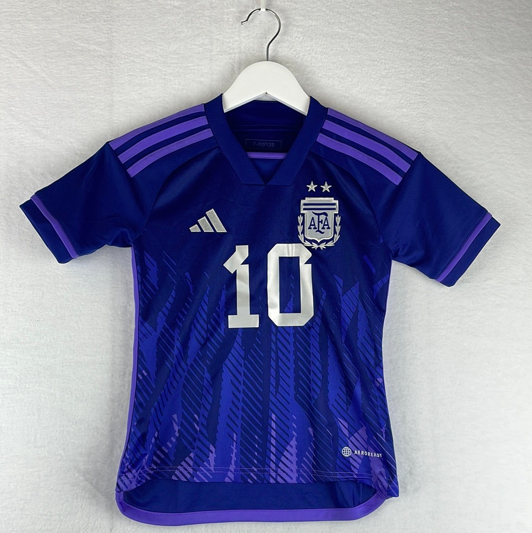 Adidas Argentina Home Shirt with Messi 10 Printing 2022-2023