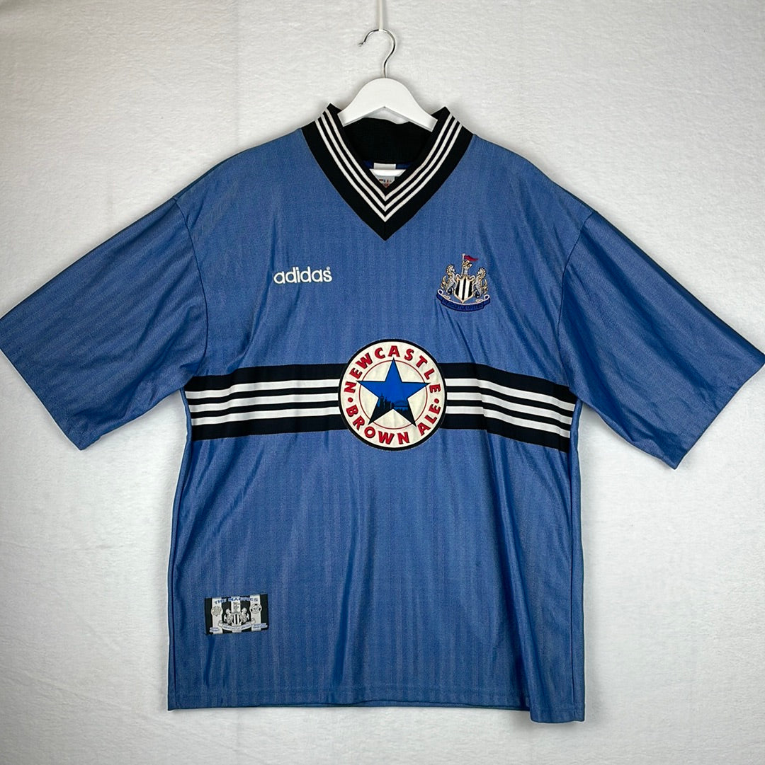 Newcastle United 1996 - 1997 Away football shirt jersey Adidas